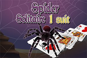 Spider Solitaire 1 suit