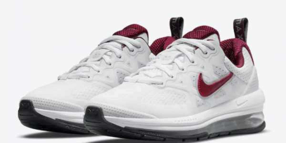 2021 New Nike Air Max Genome White/Team Red CZ4652-105 For Sale Online