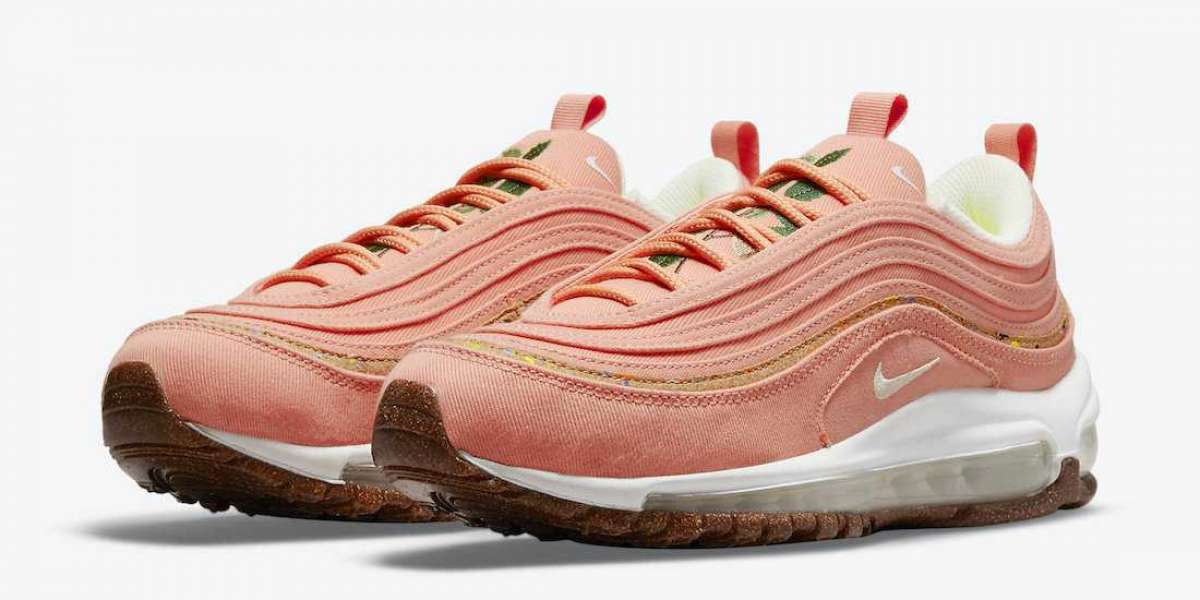 Latest 2021 Nike Air Max 97 “Cork” Pink Sneakers will be released
