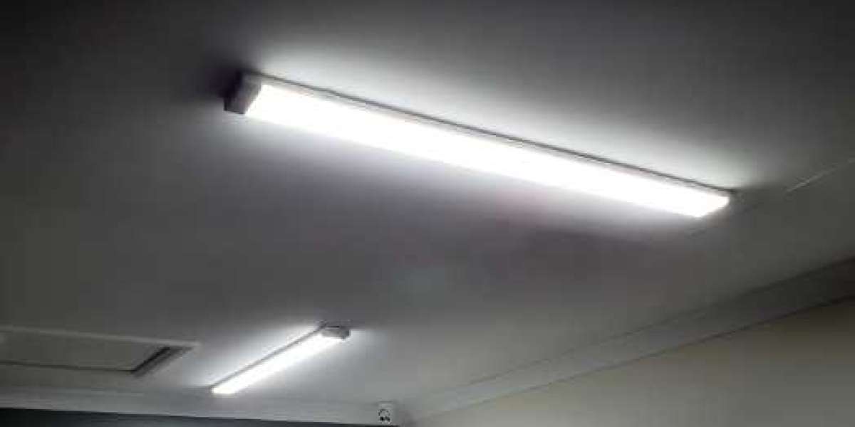 What is the wattage output of an LED batten light