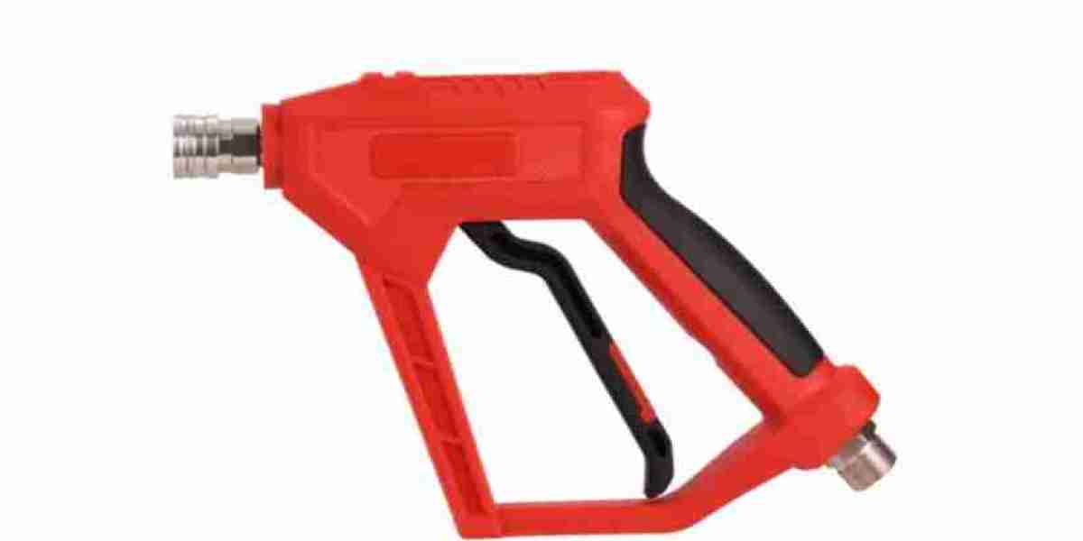 The use skills of handheld pressure washer gun