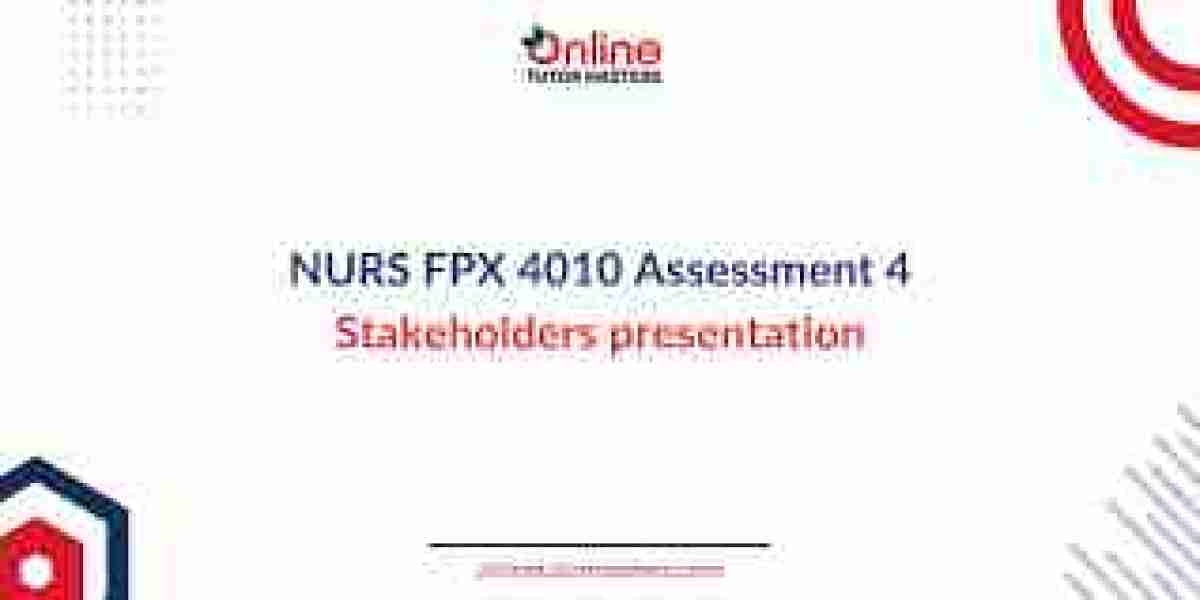 NURS FPX 4010 Assessment 4: Stakeholder Presentation on Healthcare Improvement