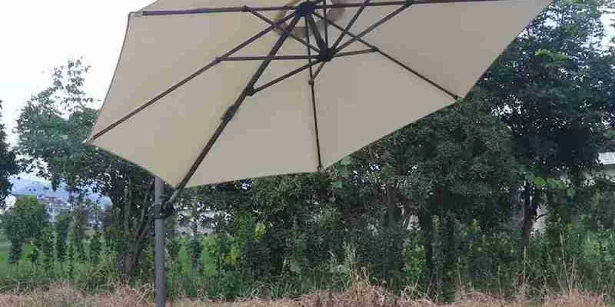 Your Outdoor Experience with the High-End Outdoor Mini Side-Standing Roman Umbrella