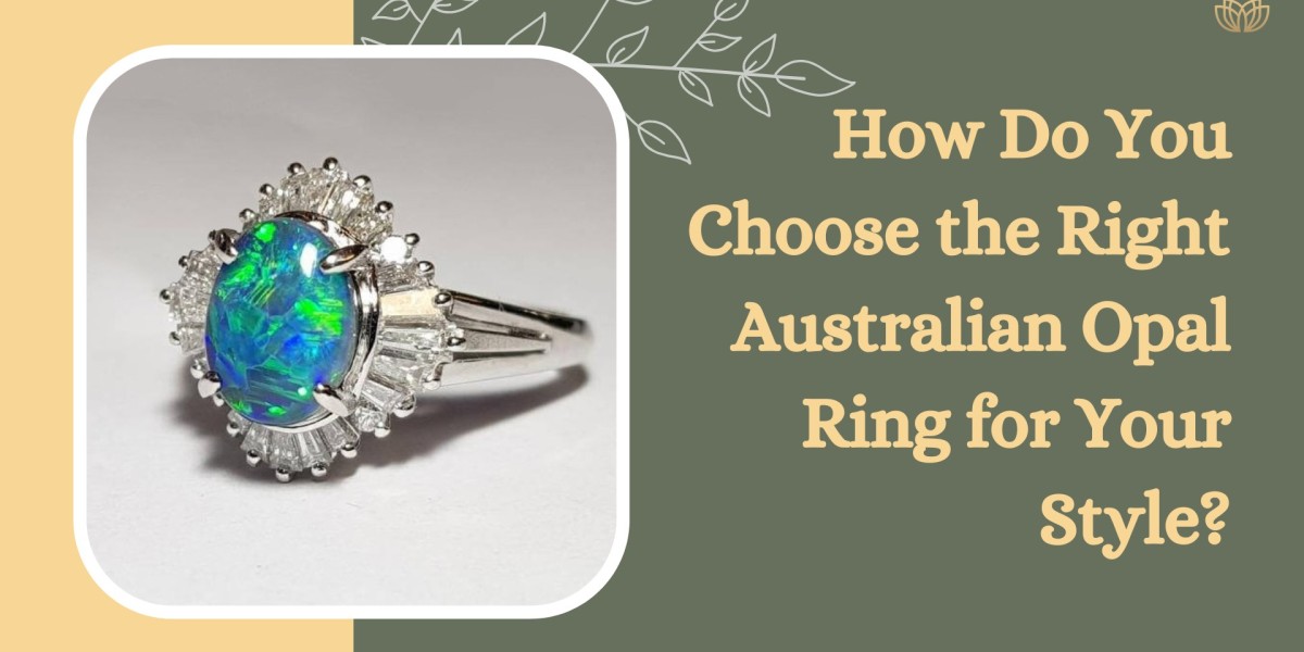 How Do You Choose the Right Australian Opal Ring for Your Style?