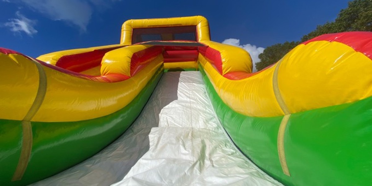Inflatable attractions make even small parties feel grand.