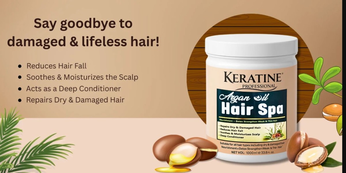 Get Soft, Shiny Hair at Home with Keratine Argan Oil Hair Spa