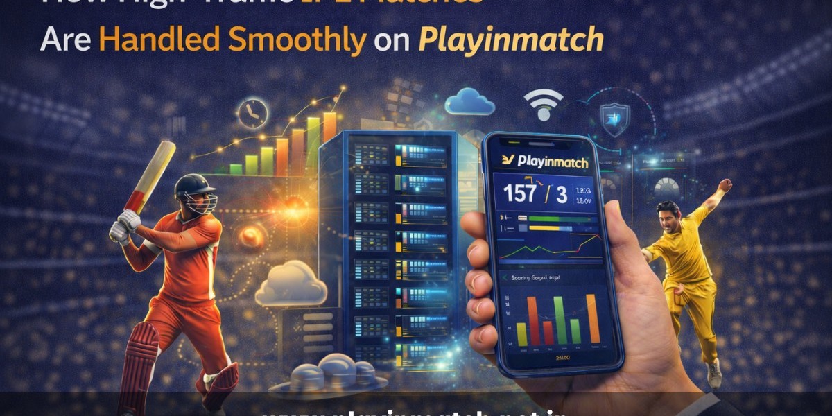 How High-Traffic IPL Matches Are Handled Smoothly on Playinmatch
