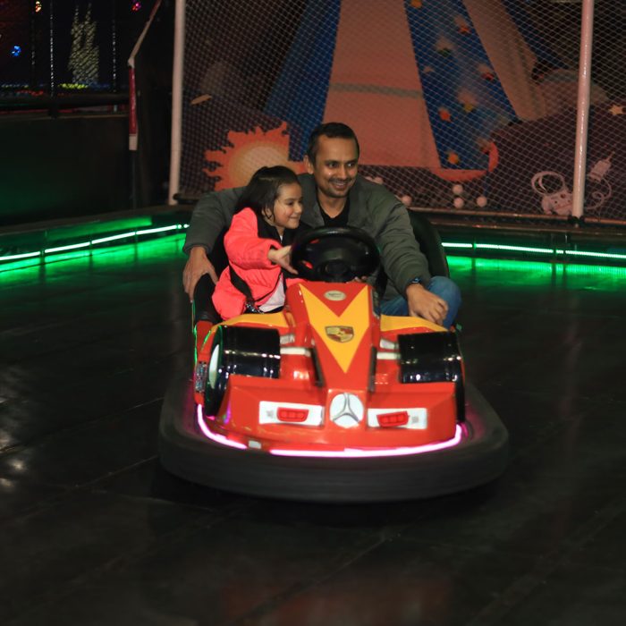 Bumper Cars Fun at HopUp Chandigarh