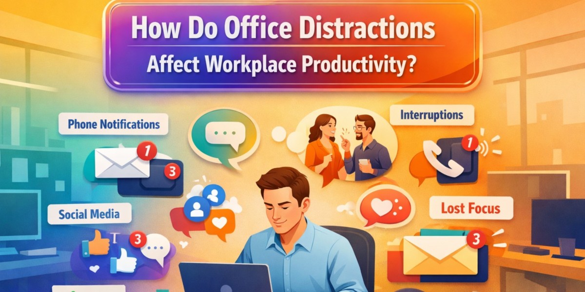 How Do Office Distractions Affect Workplace Productivity?