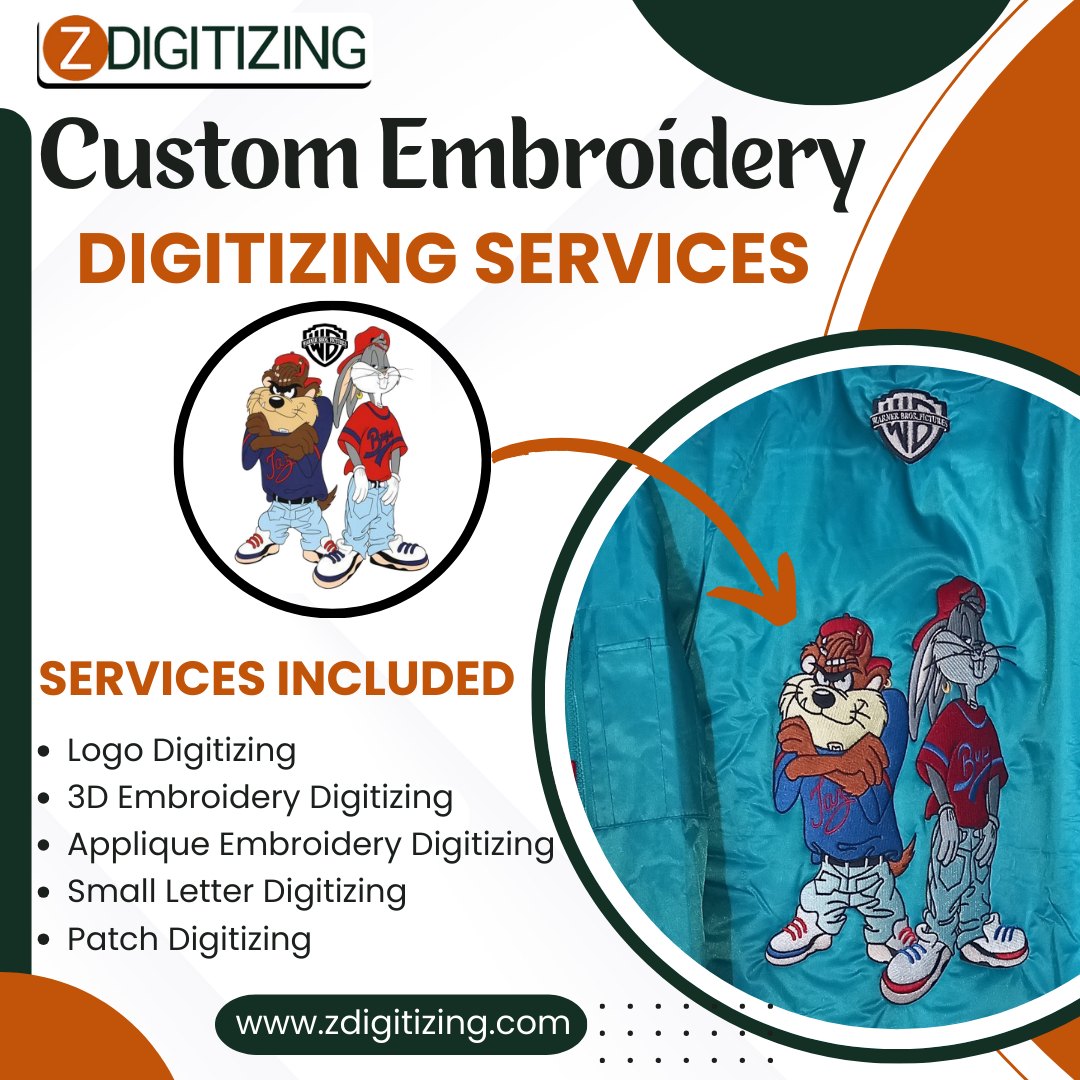 Best Embroidery Digitizing Services USA for Quality and Precision – Talvixo