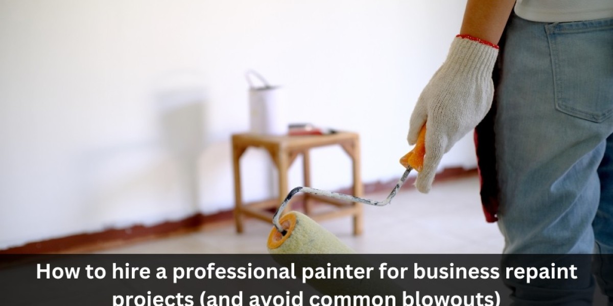 How to hire a professional painter for business repaint projects (and avoid common blowouts)