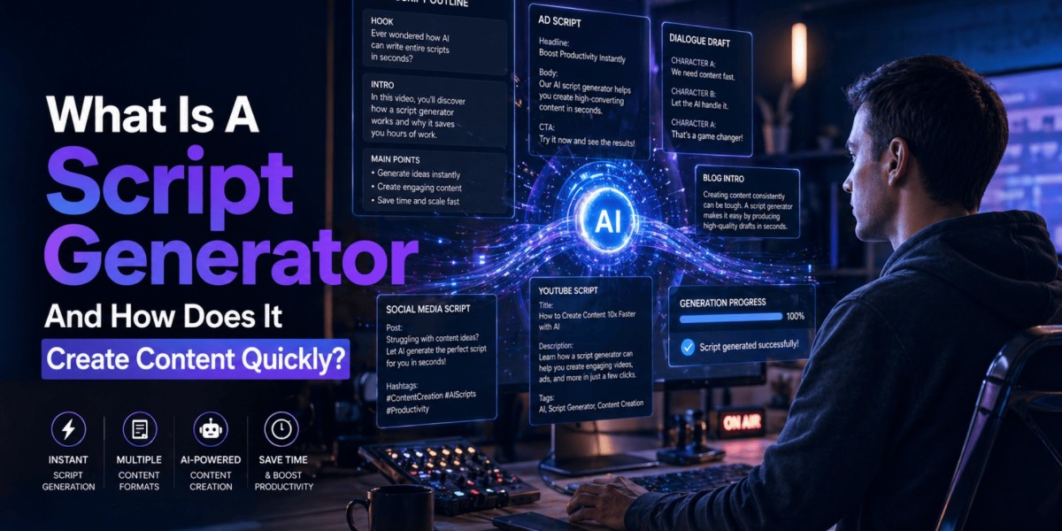 What Is A Script Generator And How Does It Create Content Quickly?