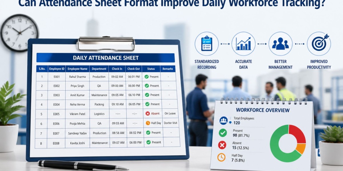 Can Attendance Sheet Format Improve Daily Workforce Tracking?