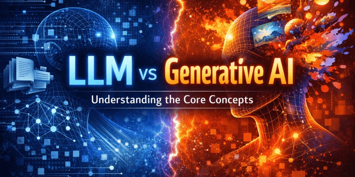 LLM vs Generative AI: Understanding the Core Concepts