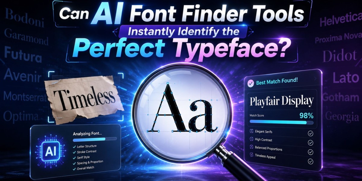 Can AI Font Finder Tools Instantly Identify the Perfect Typeface?