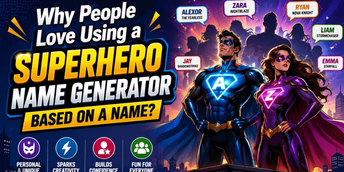 Why Do People Love Using A Superhero Name Generator Based on A Name?