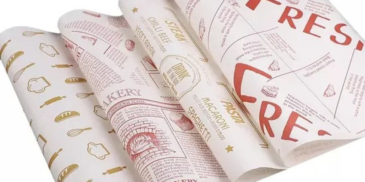 Custom Hot Paper for Simple Food Packaging Use