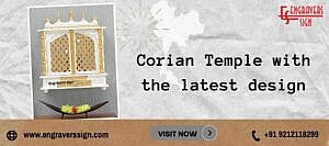 Corian Temple with the Latest Design  - engraverssign