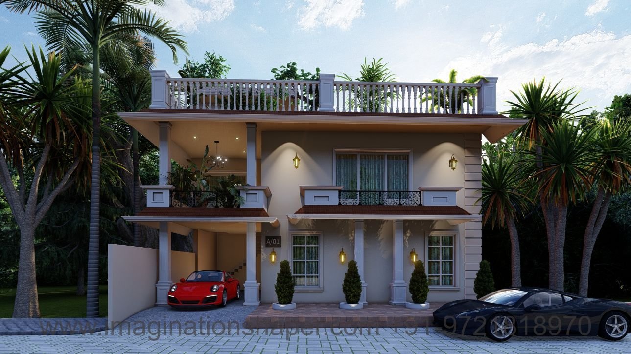 Luxury Villa Design: Modern & Classic Exterior Designs | Imagination Shaper