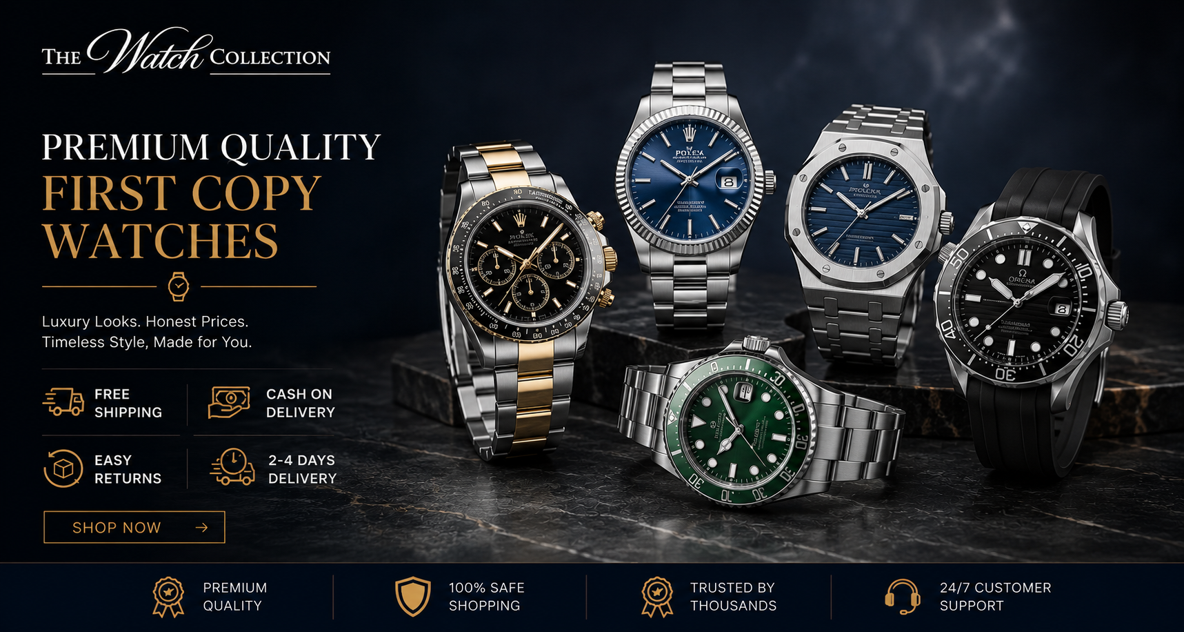 Buy First Copy Watches at Lowest Price | Free Shipping & COD